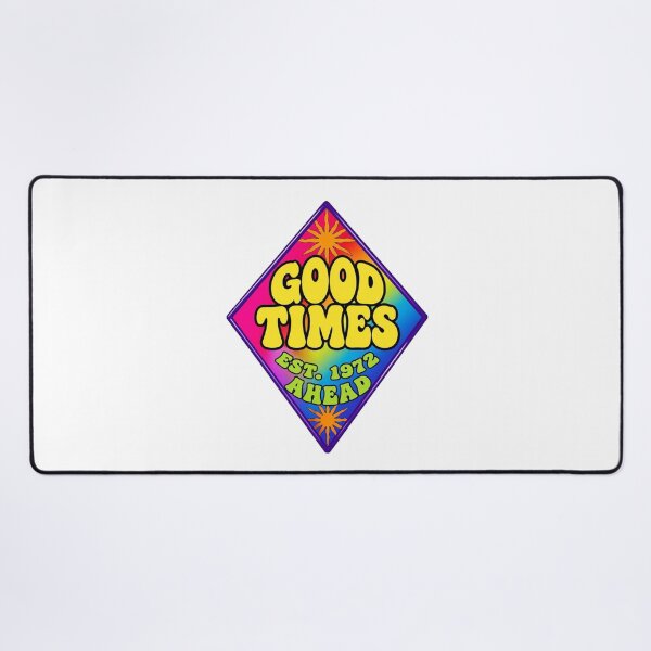 Item preview, Retro Good Times Ahead 1972 Groovy Rainbow designed and sold by FestivityFinds.