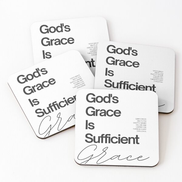 Item preview, God's Grace Is Sufficient designed and sold by Rsagur12.