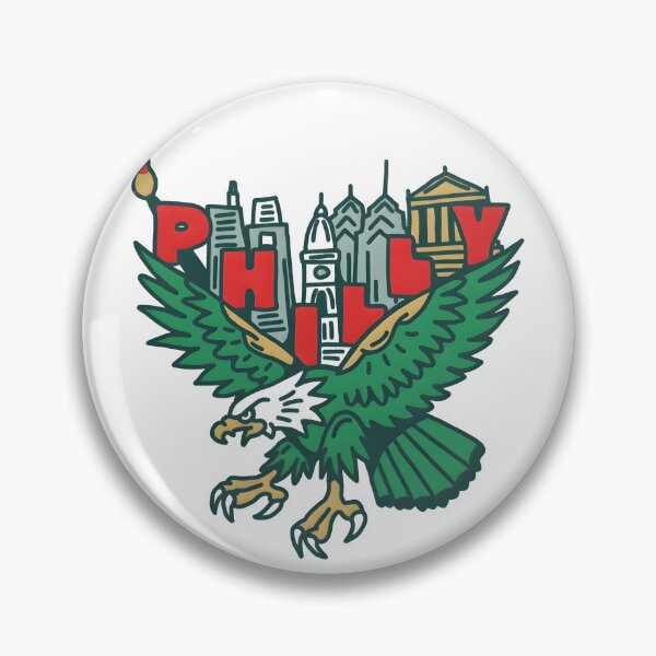 Item preview, Philly Skyline Eagles Philadelphia Football Vintage Eagle City Graphic designed and sold by BlitCrankMath.