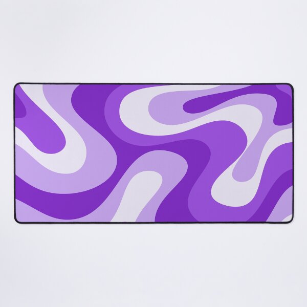 Item preview, Liquid Swirl Retro Abstract in purple tones, Cream, and White designed and sold by Differenceee.