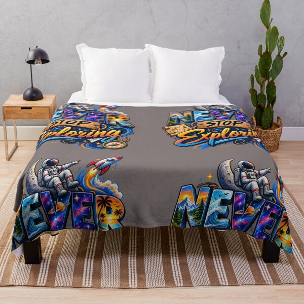 Item preview, Never Stop Exploring Cosmic Adventure Travel designed and sold by DoodleWorld Studio .