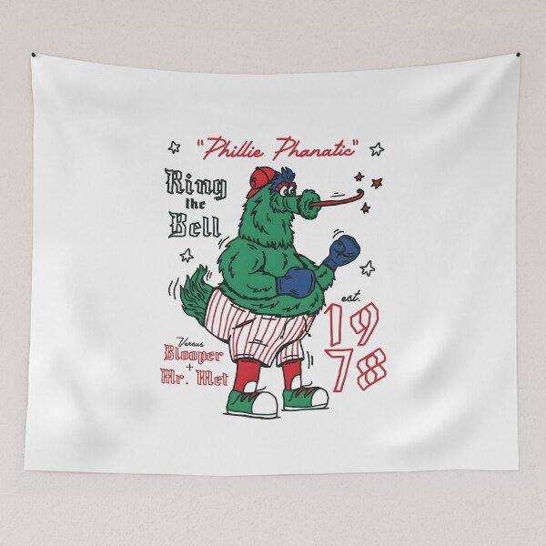 Item preview, Philadelphia Baseball Mascot Boxing Ring The Bell Vintage Sports Fan Shirt designed and sold by BlitCrankMath.