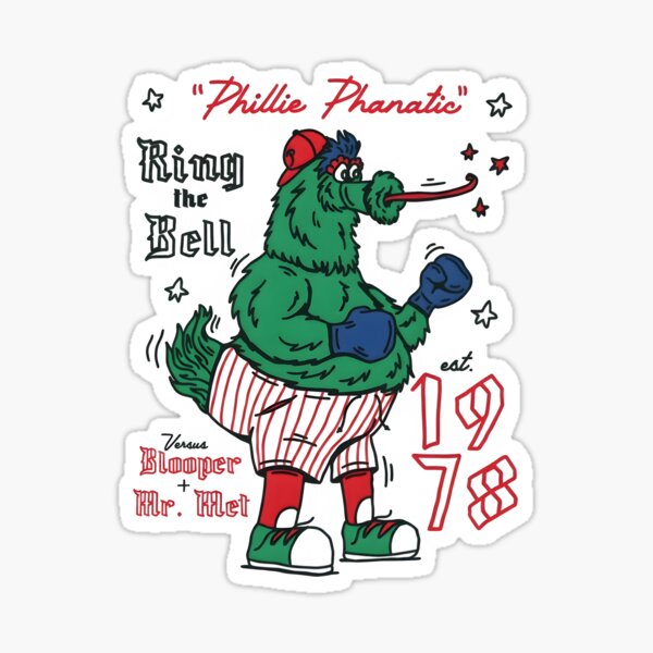 Item preview, Philadelphia Baseball Mascot Boxing Ring The Bell Vintage Sports Fan Shirt designed and sold by BlitCrankMath.