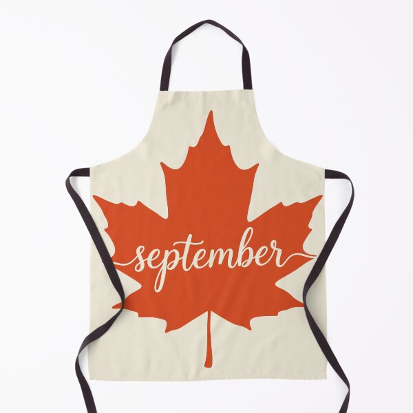Item preview, September Autumn Maple Leaf Calendar Month designed and sold by LockjowArt.
