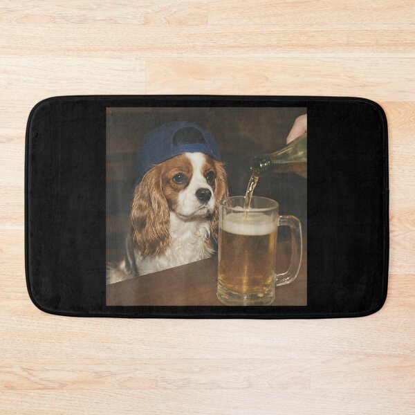 Item preview, Cavalier King Charles Beer Meme Dog designed and sold by goombi-creative.