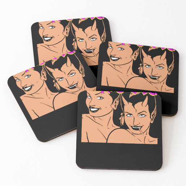 Item preview, Two Devil Woman designed and sold by CosmicHollow.
