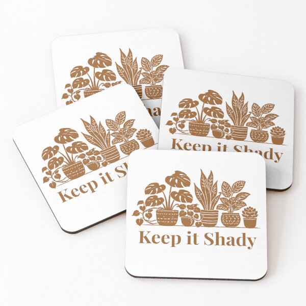 Item preview, Keep it Shady Houseplant Lover Gift Design Brown designed and sold by EcologicoolShp.