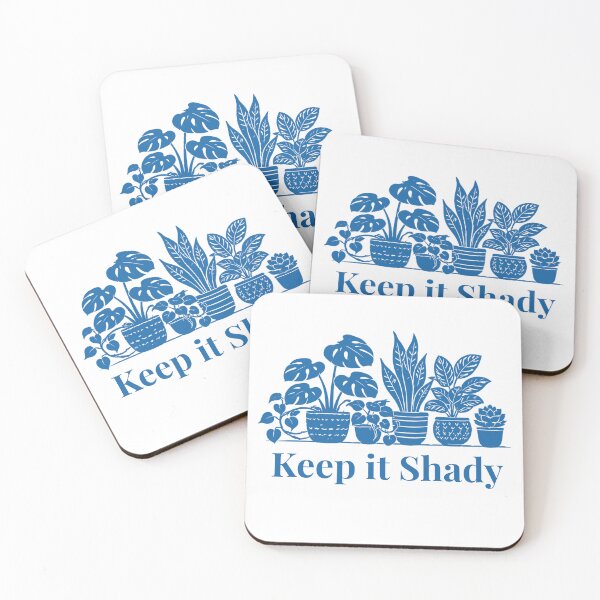 Item preview, Keep it Shady Houseplant Lover Gift Design Blue designed and sold by EcologicoolShp.