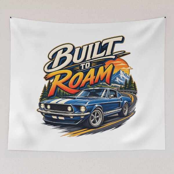 Item preview, Built To Roam Classic Car designed and sold by Ahsacom.