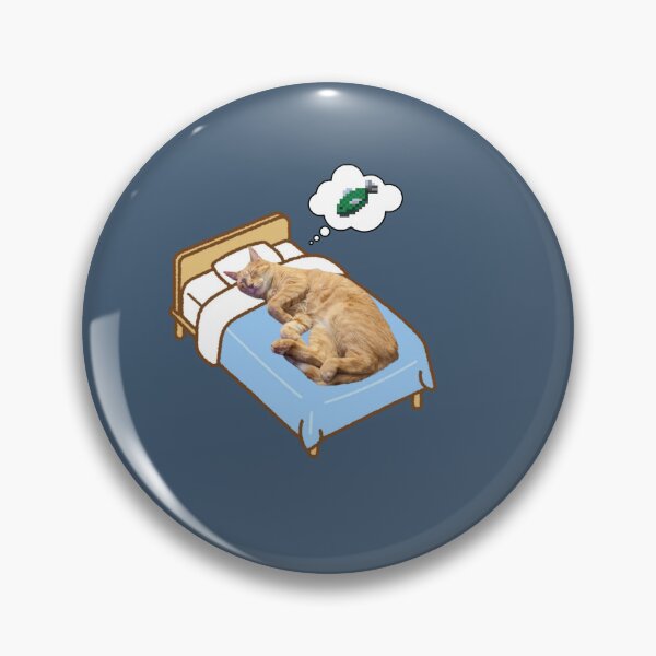 Item preview, Sleepy cat pixel fish designed and sold by Esmeraldas2.