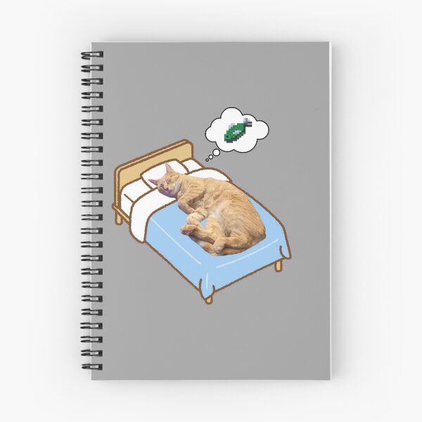Item preview, Sleepy cat pixel fish designed and sold by Esmeraldas2.