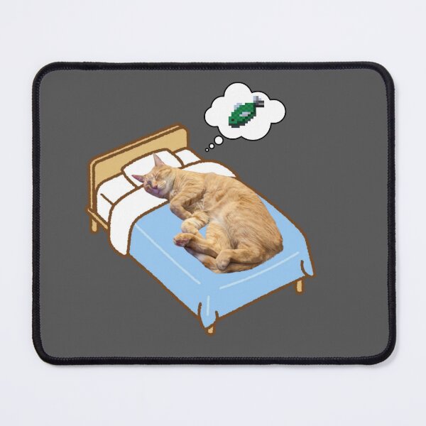 Item preview, Sleepy cat pixel fish designed and sold by Esmeraldas2.