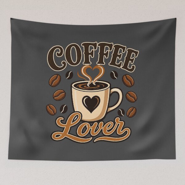 Item preview, Retro Coffee Lover - Heart Steam Coffee Cup designed and sold by Graphic Vibe Designs.