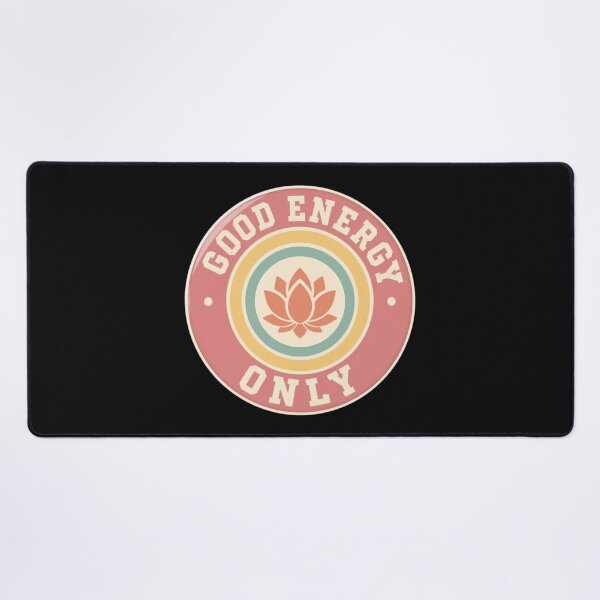 Item preview, Retro Good Energy Only Lotus Flower Aesthetic designed and sold by FestivityFinds.