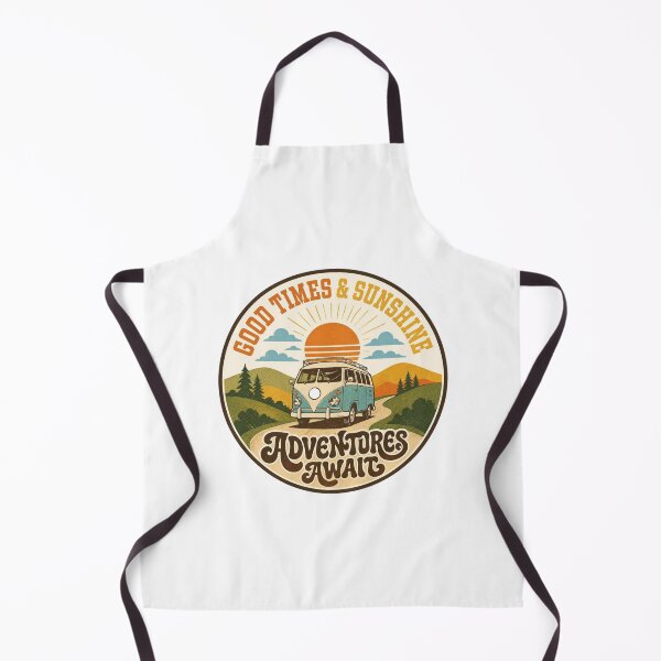 Item preview, Retro Good Times and Sunshine Adventures Await Camper Van designed and sold by FestivityFinds.