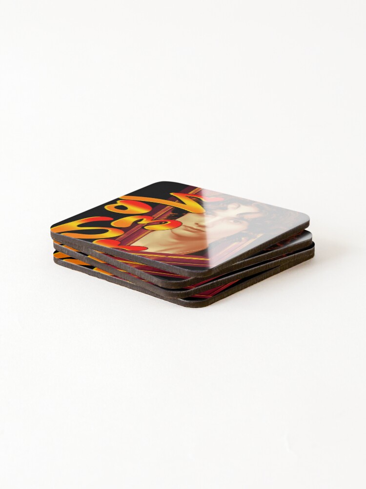 Thumbnail 4 of 5, Coasters (Set of 4), Singer In Window Frame designed and sold by NatureCanvaCo.