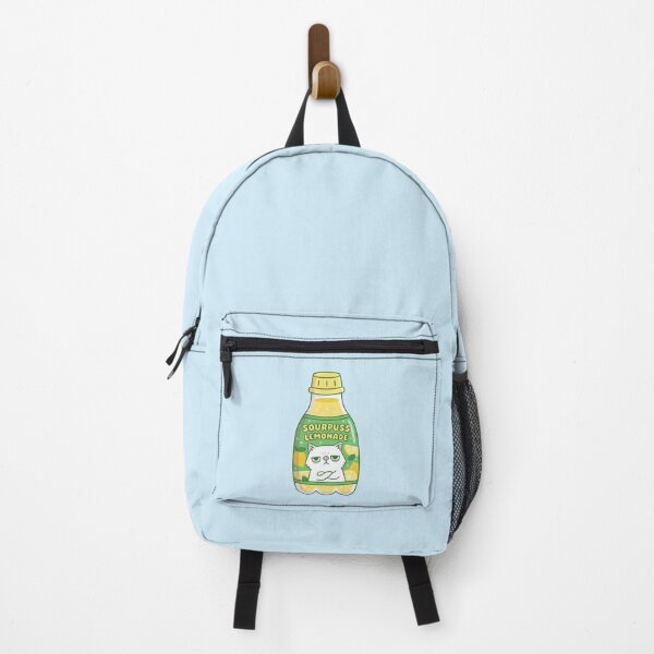 Item preview, Funny Grouchy Cat Sourpuss Lemonade Bottle designed and sold by rustydoodle.