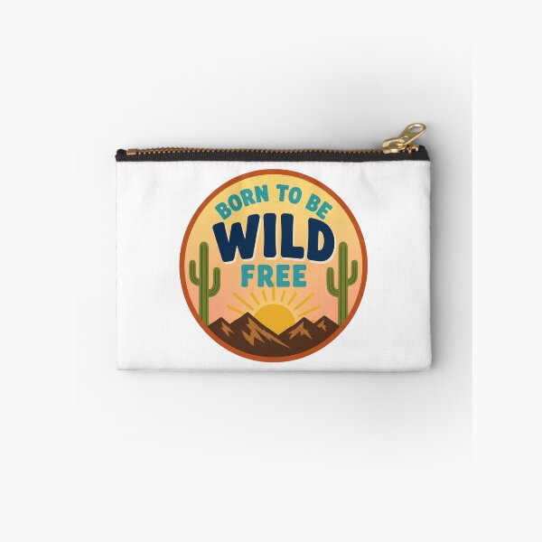 Item preview, Retro Born To Be Wild Free Cactus Desert Sunset designed and sold by FestivityFinds.