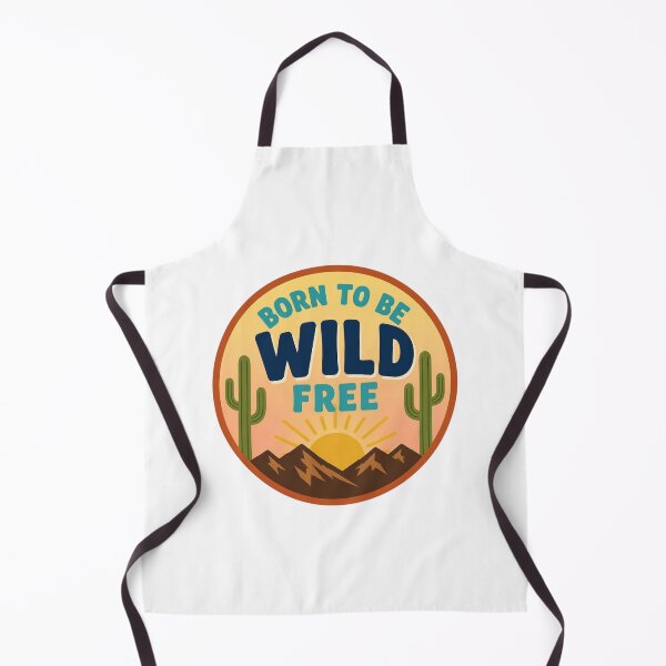 Item preview, Retro Born To Be Wild Free Cactus Desert Sunset designed and sold by FestivityFinds.