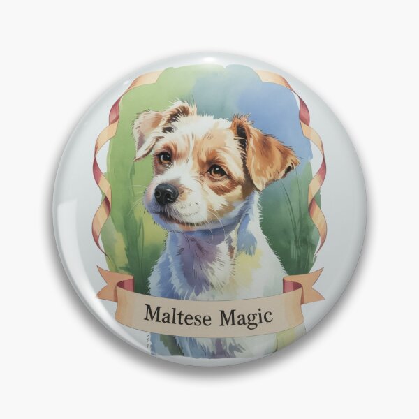 Item preview, Maltese Watercolor Portrait Art designed and sold by JebliDesign.