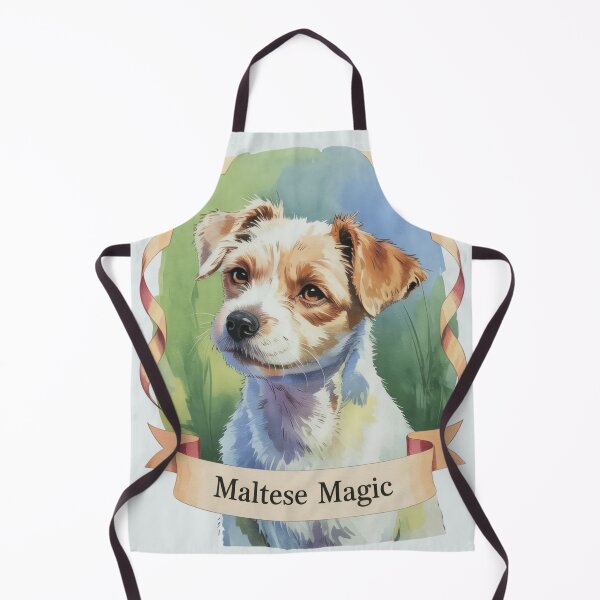 Item preview, Maltese Watercolor Portrait Art designed and sold by JebliDesign.
