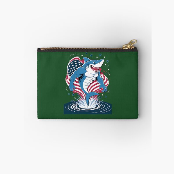 Item preview, Shark American Flag Usa 4Th Of July Funny Boys Girls Kids 321 designed and sold by Indulgentjapan.
