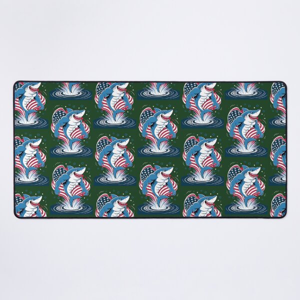Item preview, Shark American Flag Usa 4Th Of July Funny Boys Girls Kids 321 designed and sold by Indulgentjapan.