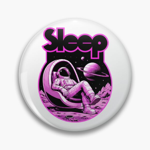 Item preview, Sleep Band Astronaut Space Chill Out Purple Neon Art designed and sold by ZubairNalban.