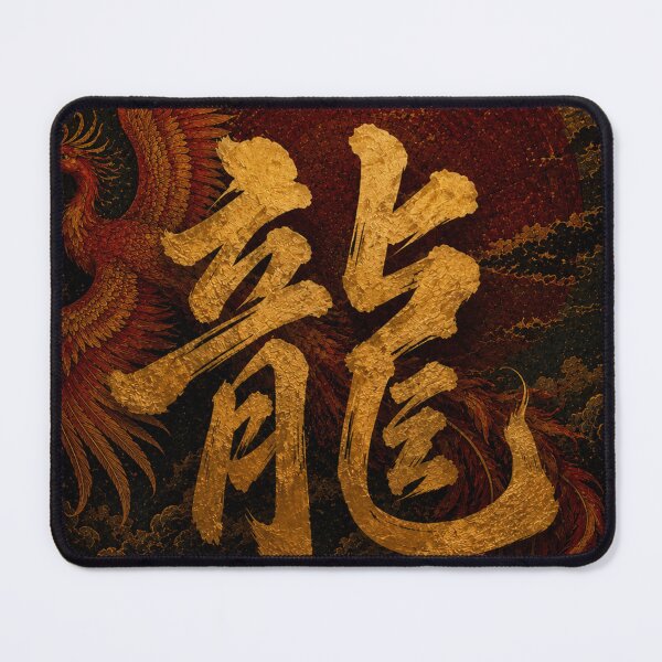 Item preview, Golden Dragon Phoenix Moon designed and sold by  Silent Japan Studio.