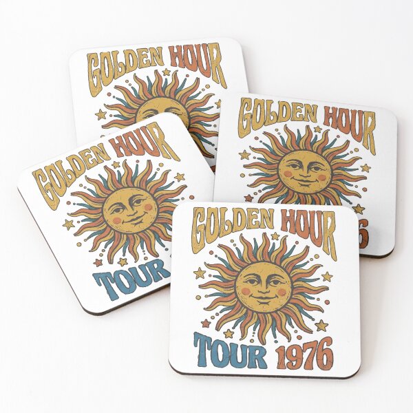 Item preview, Golden Hour Tour 1976 Vintage 70s Sun Retro Boho designed and sold by AmberlightArt.