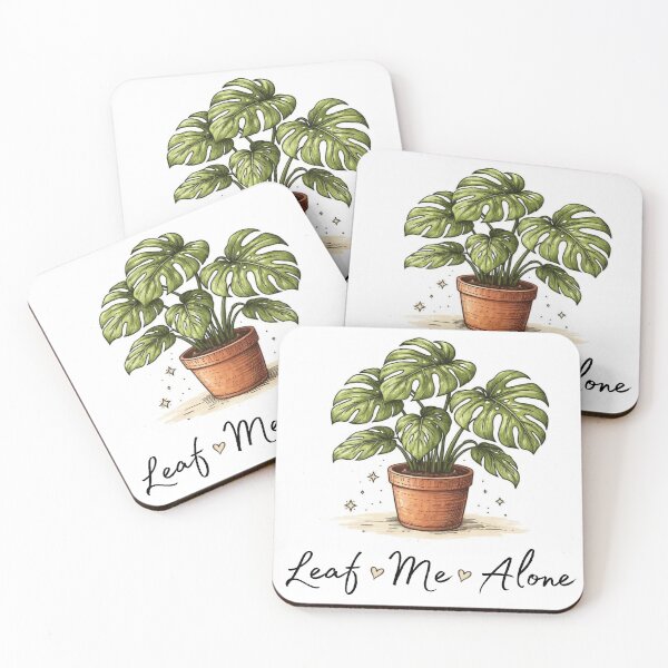 Item preview, Leaf Me Alone Houseplant Lover Gift Design designed and sold by EcologicoolShp.