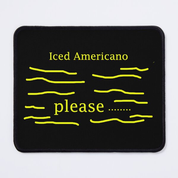 Item preview, Iced Americano Please designed and sold by EllieBussau.