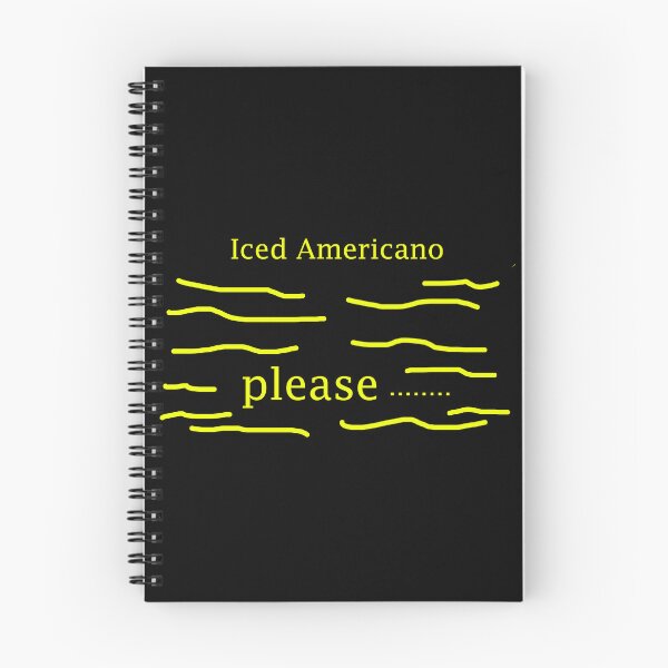Item preview, Iced Americano Please designed and sold by EllieBussau.