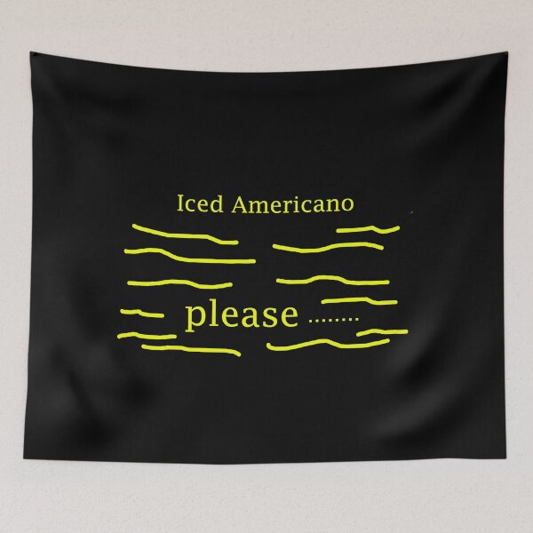 Item preview, Iced Americano Please designed and sold by EllieBussau.