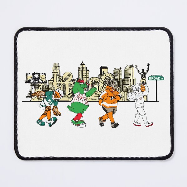 Item preview, Philadelphia Sports Mascots Skyline Parade designed and sold by WilliamTh31257.