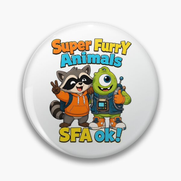Item preview, Super Furry Animals SFA OK! Cartoon designed and sold by ZubairNalban.