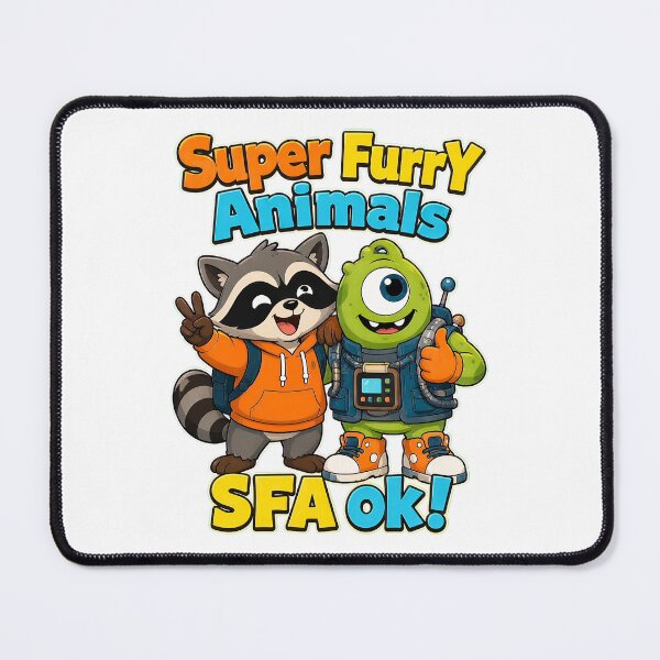 Item preview, Super Furry Animals SFA OK! Cartoon designed and sold by ZubairNalban.