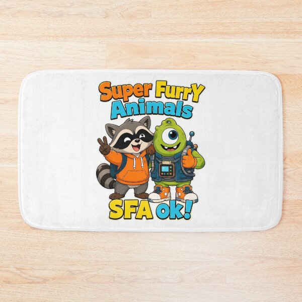 Item preview, Super Furry Animals SFA OK! Cartoon designed and sold by ZubairNalban.