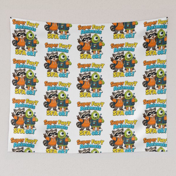 Item preview, Super Furry Animals SFA OK! Cartoon designed and sold by ZubairNalban.
