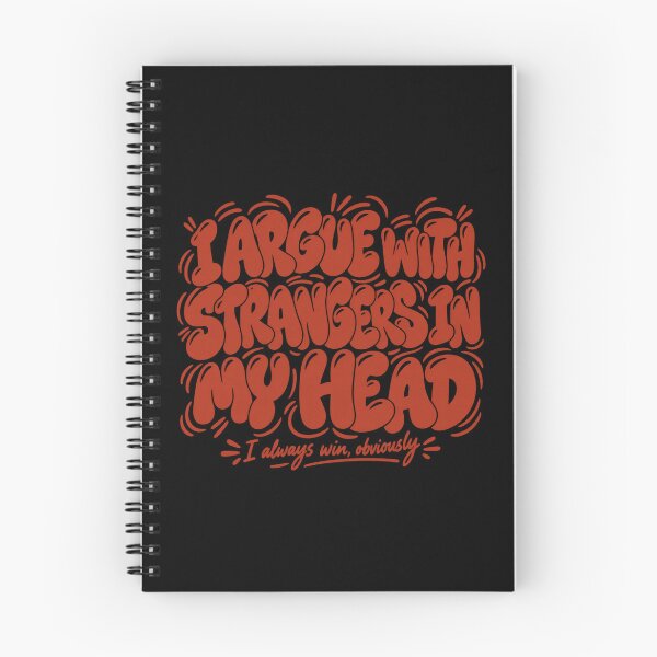 Item preview, I Argue With Strangers In My Head, Overthinker Confession Graphic designed and sold by PhylonBoxx.