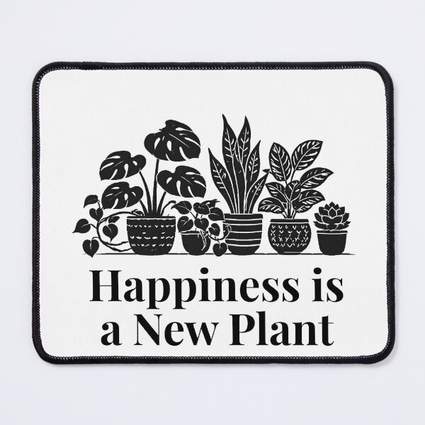 Item preview, Happiness is a New Plant Houseplant Lover Gift designed and sold by EcologicoolShp.