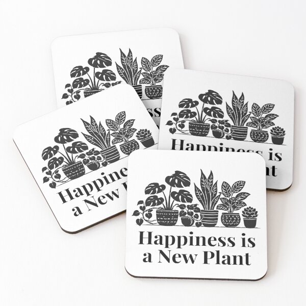 Item preview, Happiness is a New Plant Houseplant Lover Gift designed and sold by EcologicoolShp.