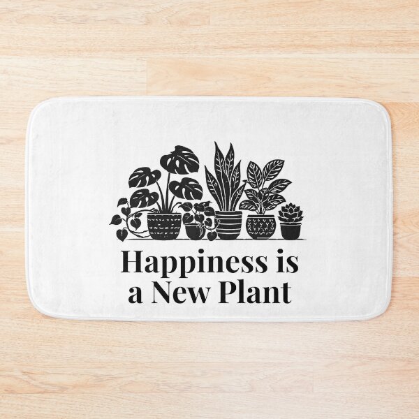 Item preview, Happiness is a New Plant Houseplant Lover Gift designed and sold by EcologicoolShp.