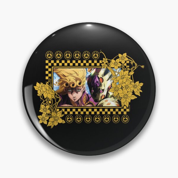 Item preview, JJBA Giorno Ornate Gold Leaf Frame Anime designed and sold by Bhasinhz.