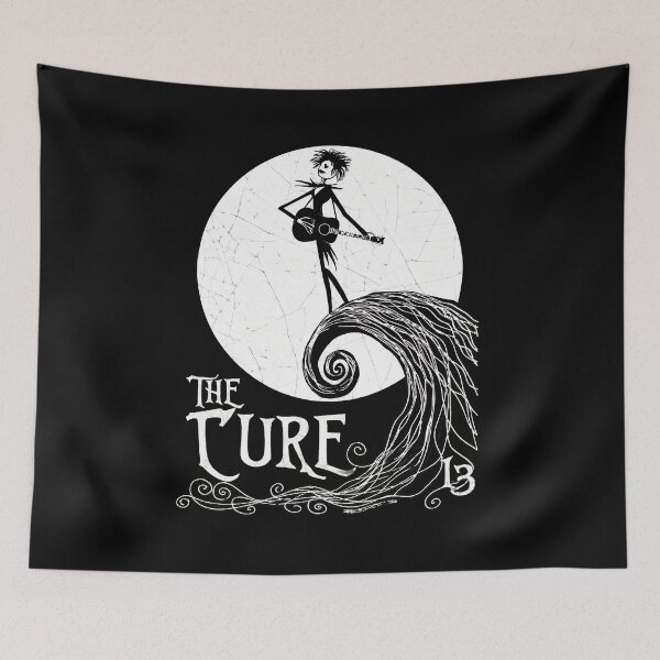 Item preview, The Cure Jack Skellington Guitar Moon designed and sold by GWARTUKSTORE.