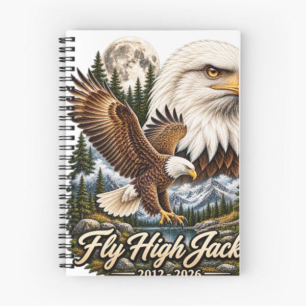 Item preview, Fly High Jackie Bald Eagle Memorial designed and sold by KireVeronica.