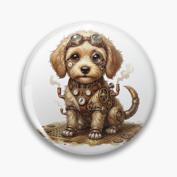 Artikelvorschau, Labradorwelpe Steampunk entworfen und verkauft von MarigoldenSoul.