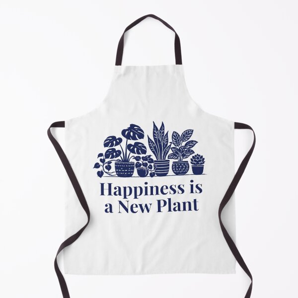 Item preview, Happiness is a New Plant Houseplant Gift Navy designed and sold by EcologicoolShp.
