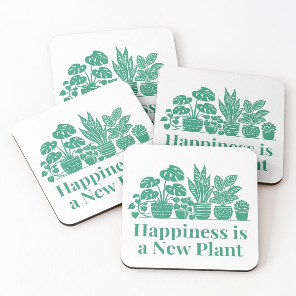Item preview, Happiness is a New Plant Houseplant Gift Green designed and sold by EcologicoolShp.