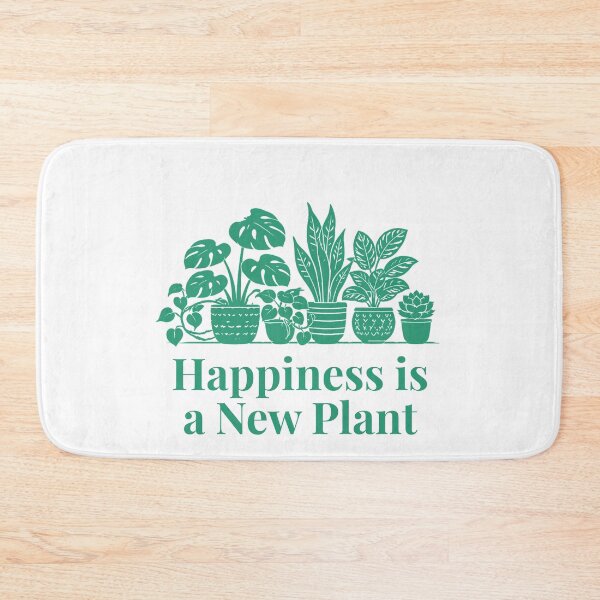 Item preview, Happiness is a New Plant Houseplant Gift Green designed and sold by EcologicoolShp.